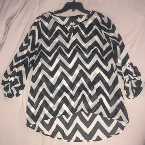 Large Chevron top